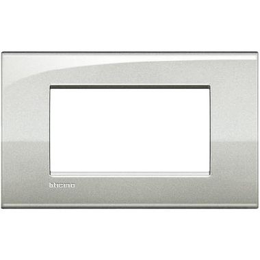 Rama ornament, 4 module, finisaj Moonlight silver, Living Light Air LNC4804GL, , alternativo.ro