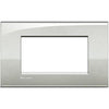 Rama ornament, 4 module, finisaj Moonlight silver, Living Light Air LNC4804GL