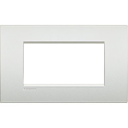 Rama ornament, 4 module, finisaj Alb perlat, Living Light Air LNC4804PR, alternativo.ro