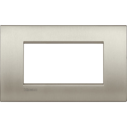 Rama ornament, 4 module, finisaj Titan periat, Living Light Air LNC4804TIS, , alternativo.ro