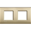 Rama ornament, 4 module (2m+2m), finisaj Auriu mat, Living Light LNE4802M2OF