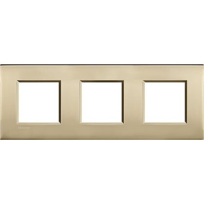 Rama ornament, 6 module (2m+2m+2m), finisaj Auriu mat, Living Light LNE4802M3OF, alternativo.ro