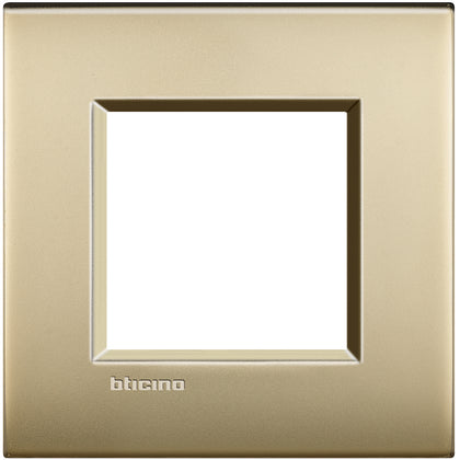 Rama ornament, 2 module, finisaj Auriu mat, Living Light Air LNE4802OF, alternativo.ro