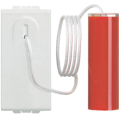 Buton cu revenire, cu fir, ND, 1 modul, 10A, borne cu surub, Alb, Living Light N4033, , alternativo.ro