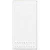 Buton cu revenire, NI, 1 modul, 10A, borne cu surub, Alb, Living Light N4034N