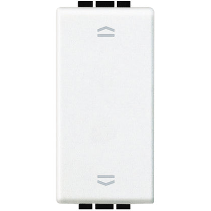 Buton cu revenire, ND+ND, 1 modul, 10A, borne cu surub, Alb, Living Light N4037N, alternativo.ro