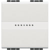 Intrerupator cruce axial, 2 module, 16A, borne automate, Alb, Living Light N4054M2