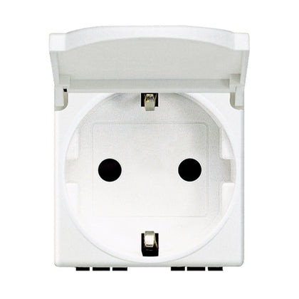 LIVING LIGHT PRIZA CU CAPAC STANDARD GERMAN 2P+T 16A 2M ALB N4141PW, , alternativo.ro