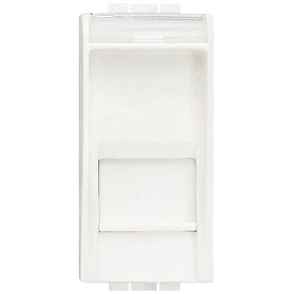 Priza de date, 1 modul, RJ45, Cat.5E, UTP, Alb, Living Light N4279C5E, , alternativo.ro