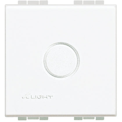 Tasta falsa, cu iesire cablu, 2 module, Alb, Living Light N4951, alternativo.ro