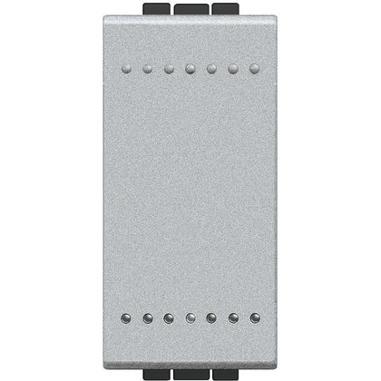 Intrerupator simplu, 1 modul, 16A, borne cu surub, Aluminiu, Living Light NT4001N, , alternativo.ro