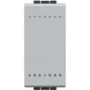 Intrerupator simplu, 1 modul, 16A, borne cu surub, Aluminiu, Living Light NT4001N