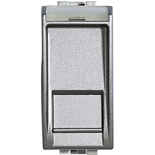 Priza de date, 1 modul, RJ45, Cat.5E, UTP, Aluminiu, Living Light NT4279C5E