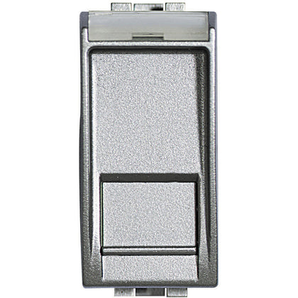 Priza de date, 1 modul, RJ45, Cat.5E, FTP, Aluminiu, Living Light NT4279C5F, , alternativo.ro