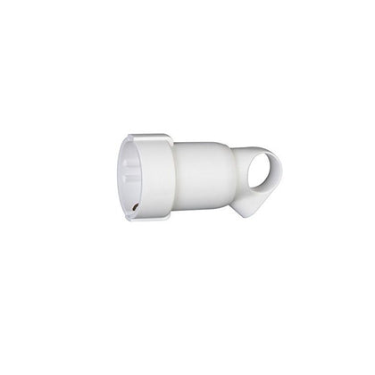 Priza mobila cu inel, cu contact de protectie, 16A, alb, Legrand 050331, , alternativo.ro