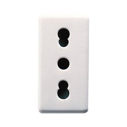 PRIZA 2P+E 16A 1M ALB STANDARD ITALIAN GW20203