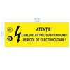 Folie avertizoare pentru cablu electric, 270x0.08mm (DEO)