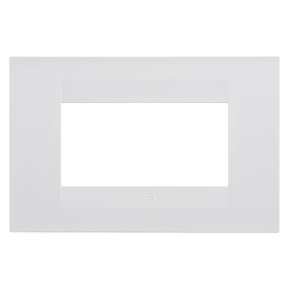 Rama decorativa, 4 module, Alb, Chorus GEO GW16404TB, , alternativo.ro