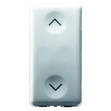 Intrerupator pentru storuri, 1 modul, 10A, contact ND+ND, alb, System GW20521, , alternativo.ro