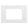 Placa ornament, 3 module, alb, System Virna GW22103