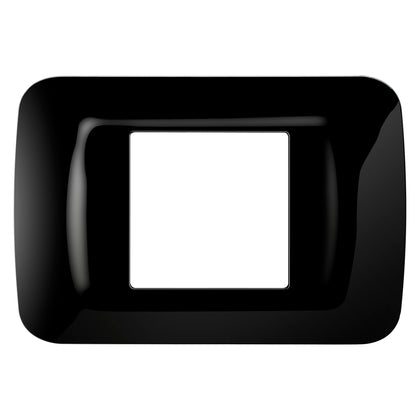 Placa ornament, 2 module, negru, System Top GW22512, , alternativo.ro
