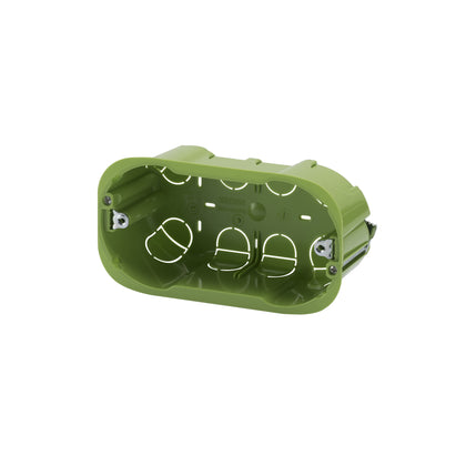 Doza de aparat, modulara, gips-carton, 4 module, 133x73x50mm, verde, Gewiss GW24404PM, , alternativo.ro