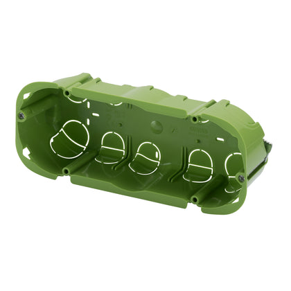 Doza de aparat, modulara, gips-carton, 6 module, 182x73x50mm, verde, Gewiss GW24406PM, , alternativo.ro