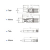 Set conectori pentru cablu solar, MC4, 4÷6mm², 1500V DC, Aledio