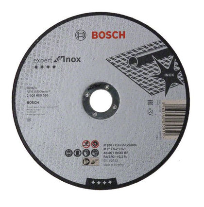 Disc de taiere pentru inox, 180x2mm, Bosch 2608600095, , alternativo.ro