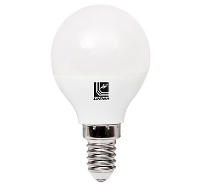 Bec LED sferic, E14, 5W, 460Lm, lumina calda 3000K, Lumen 13-1412500, alternativo.ro